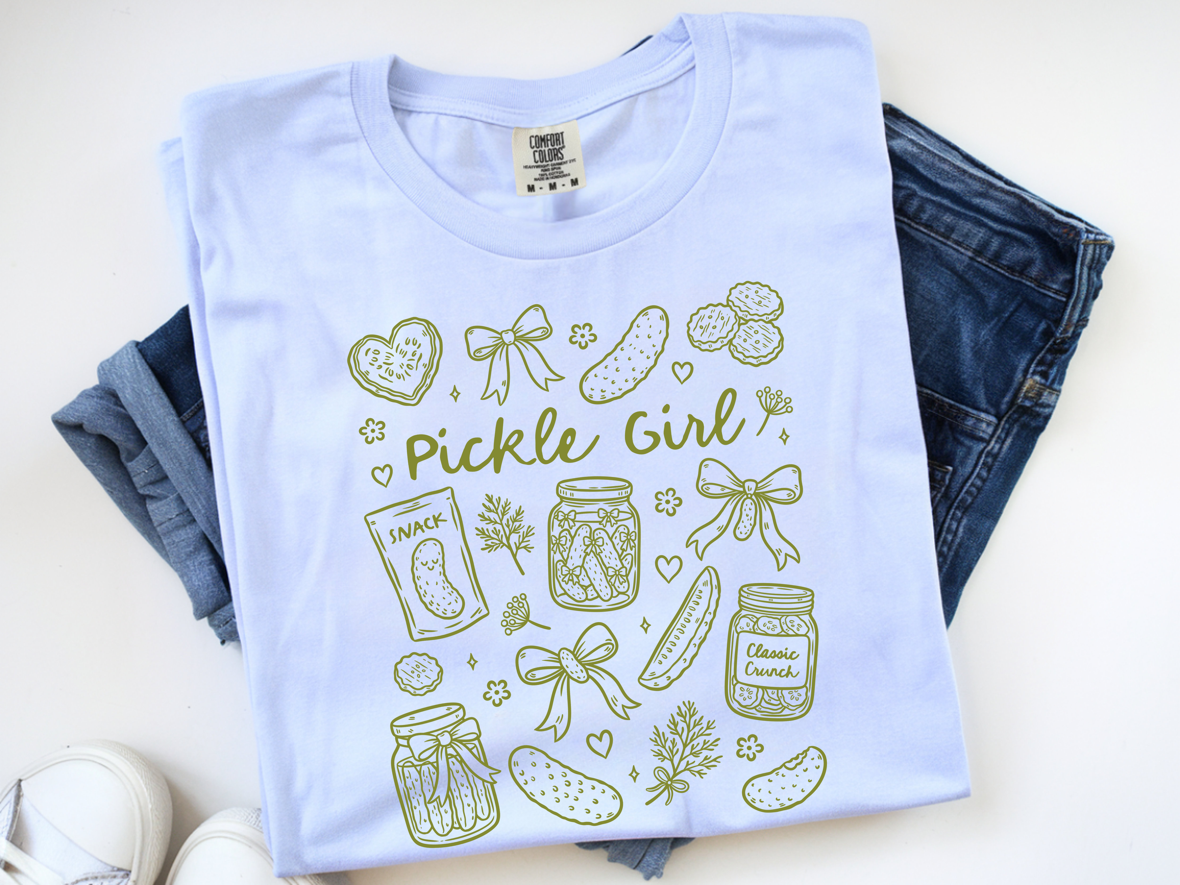 Pickle Girl Doodle Tee