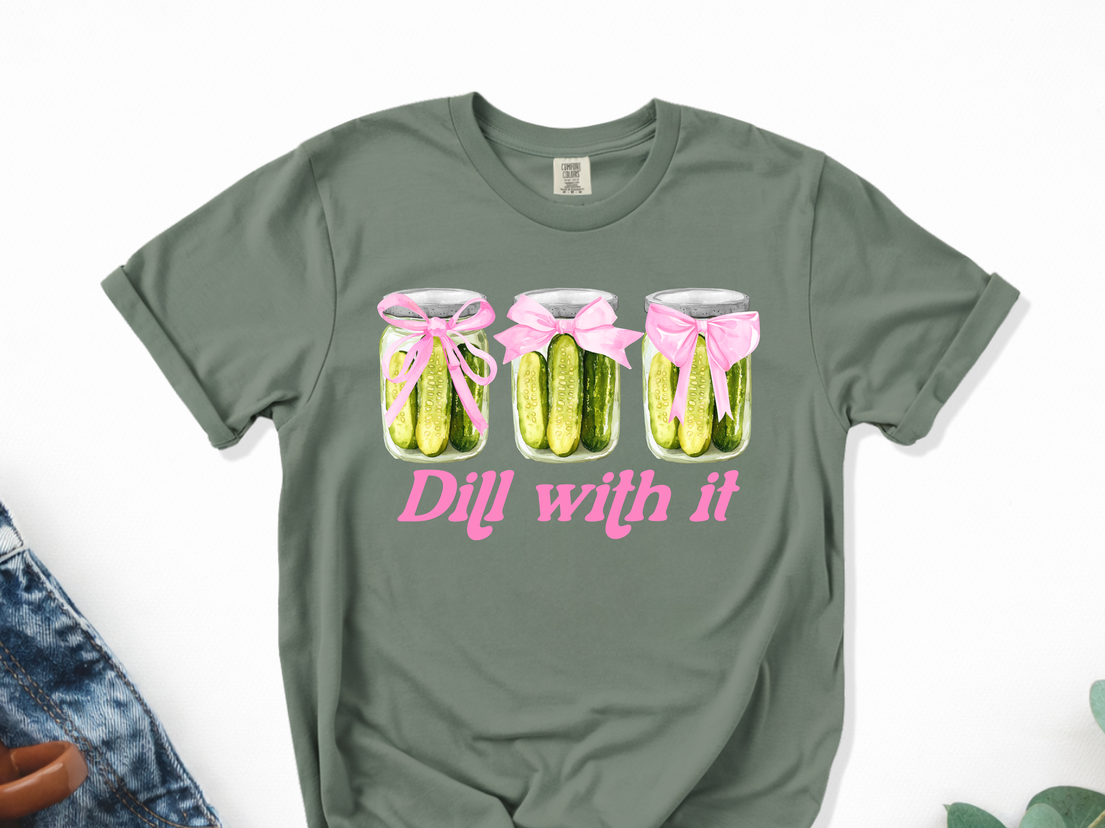 Dill With It Pickle Tee