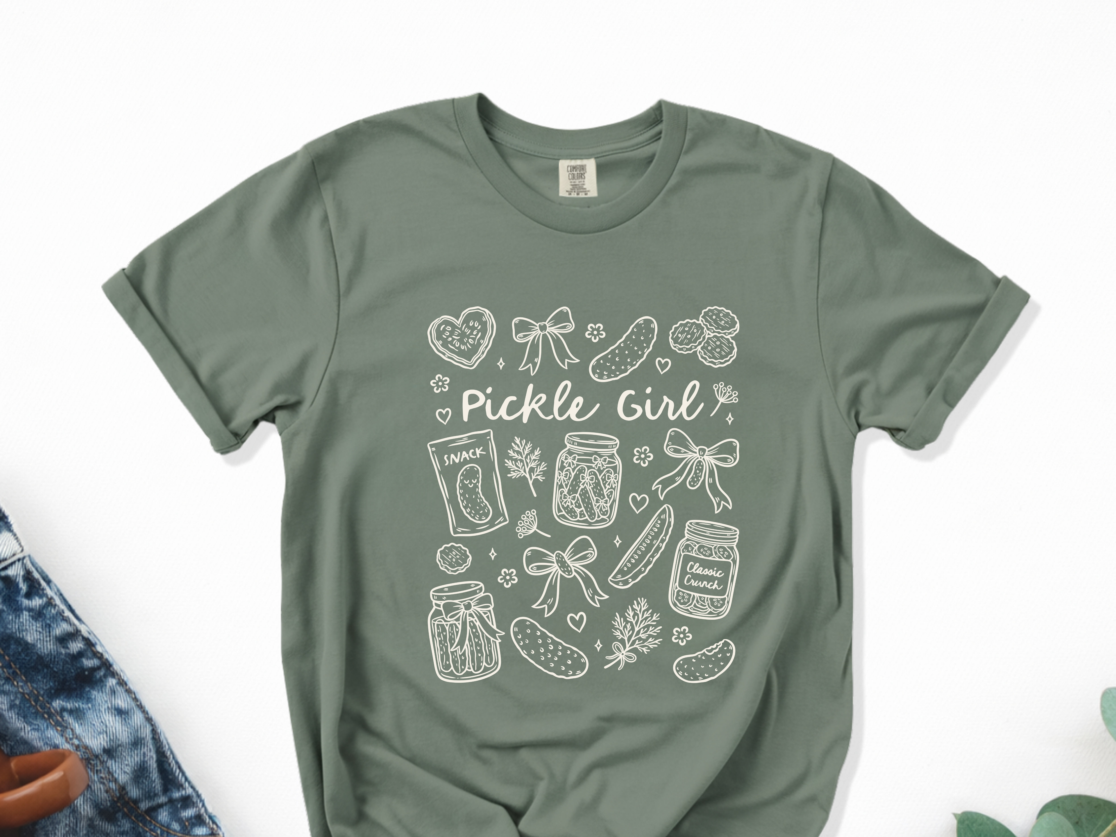 Pickle Girl Doodle Tee