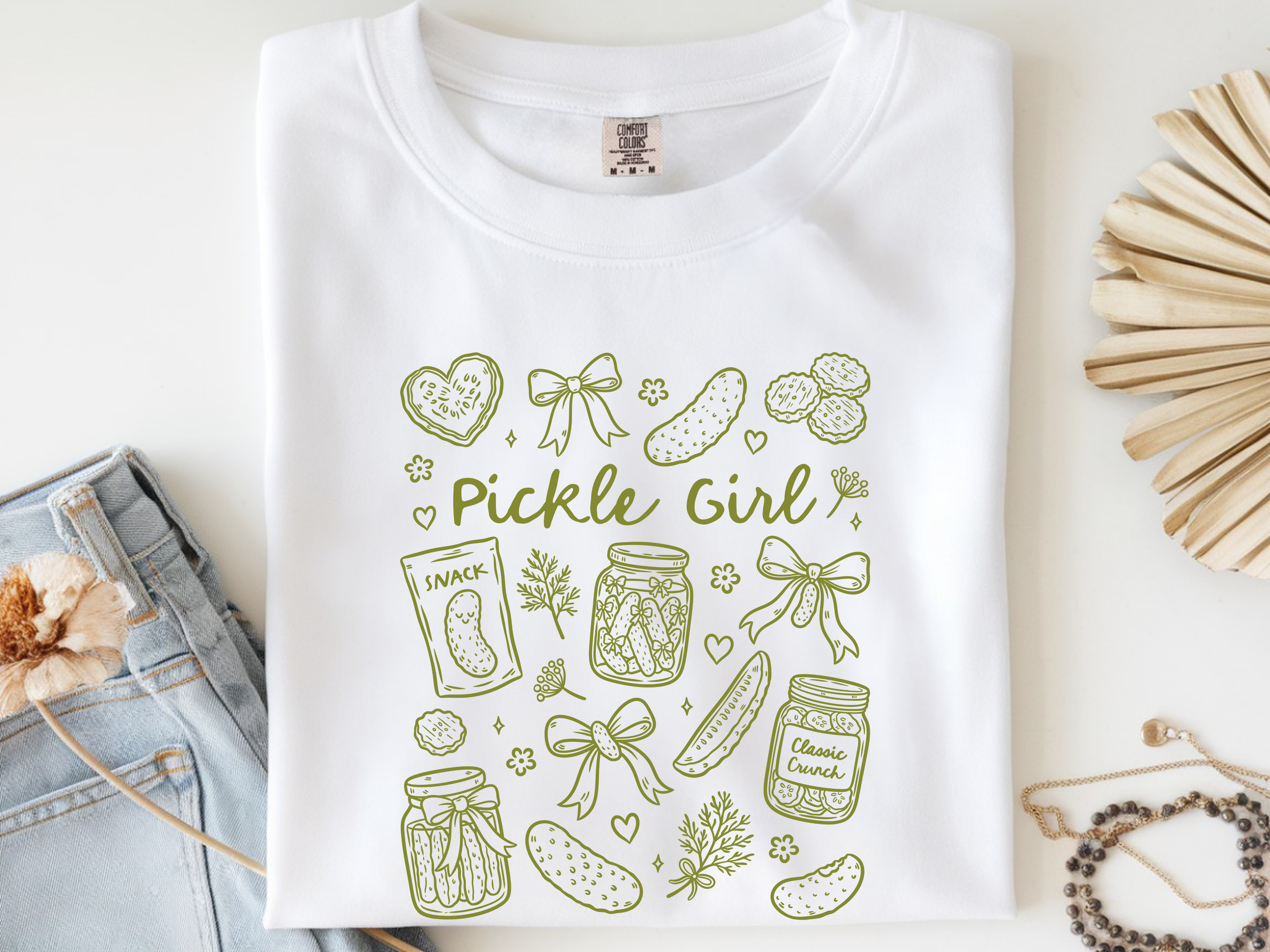 Pickle Girl Doodle Tee