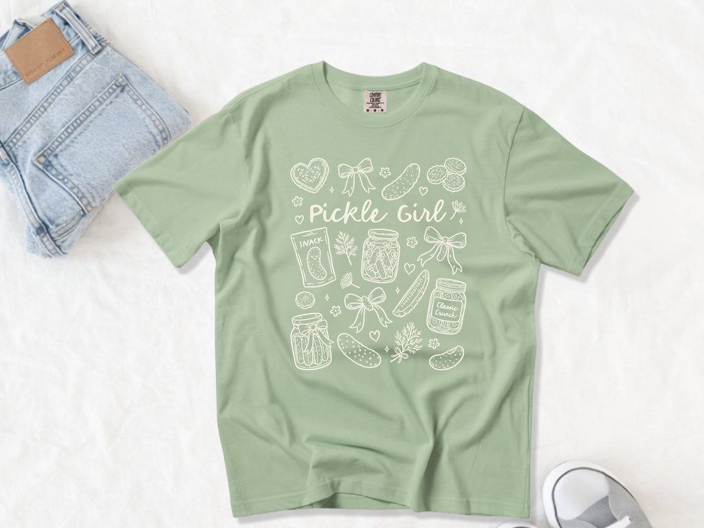 Pickle Girl Doodle Tee