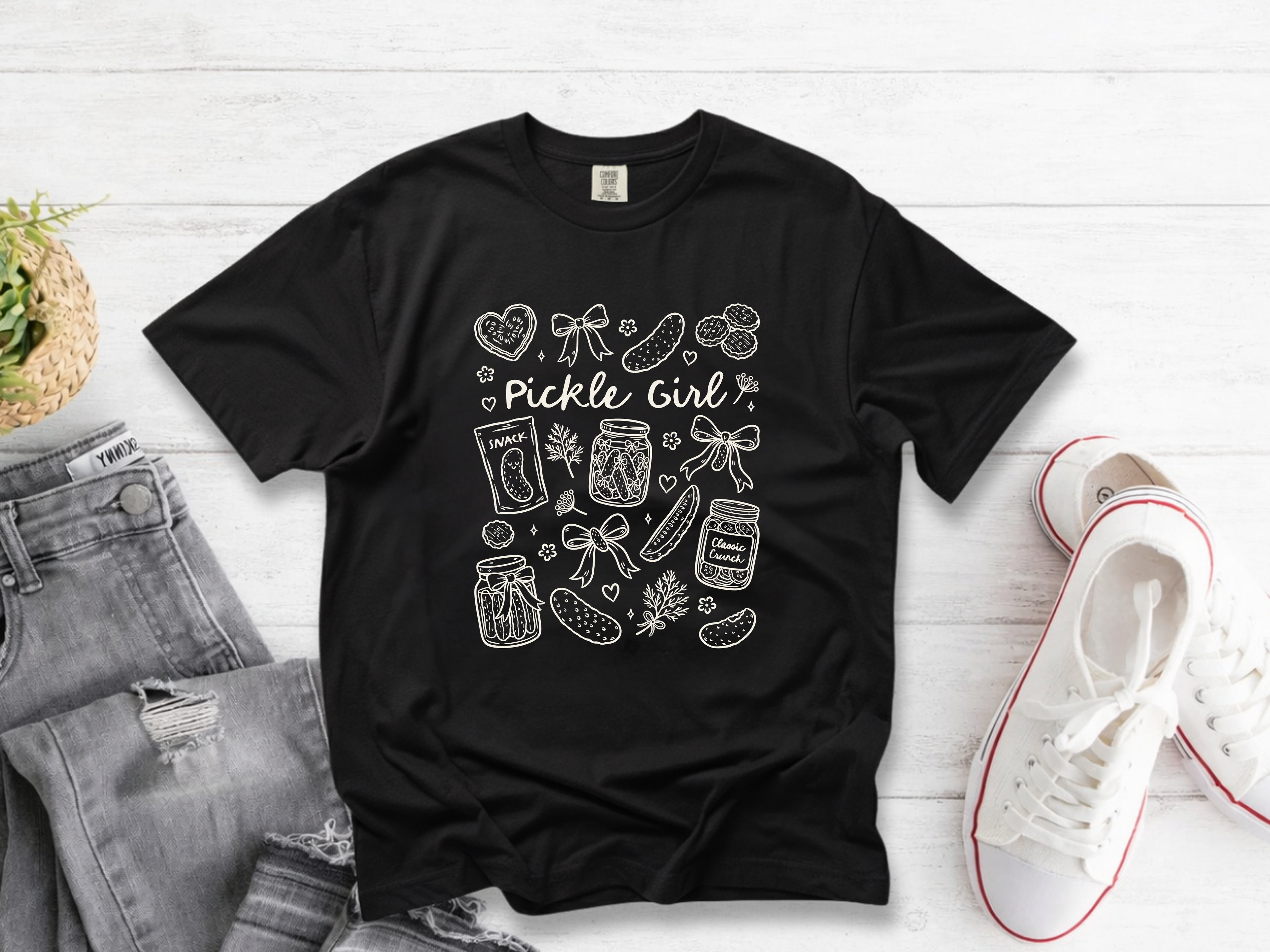 Pickle Girl Doodle Tee