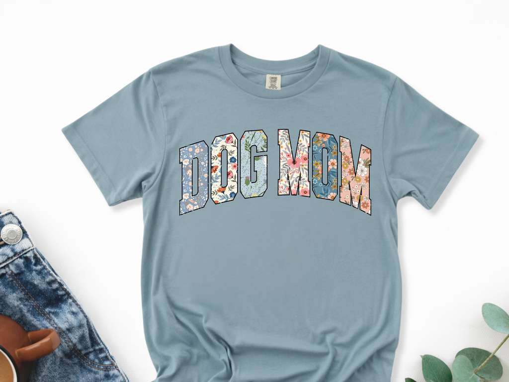 Floral Dog Mom Tee