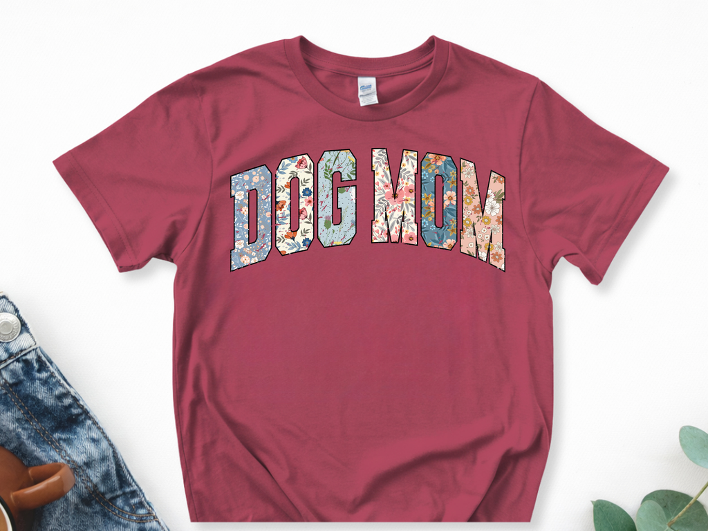 Floral Dog Mom Tee