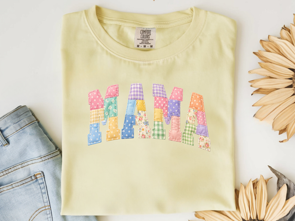 Stitched Mama Print Tee