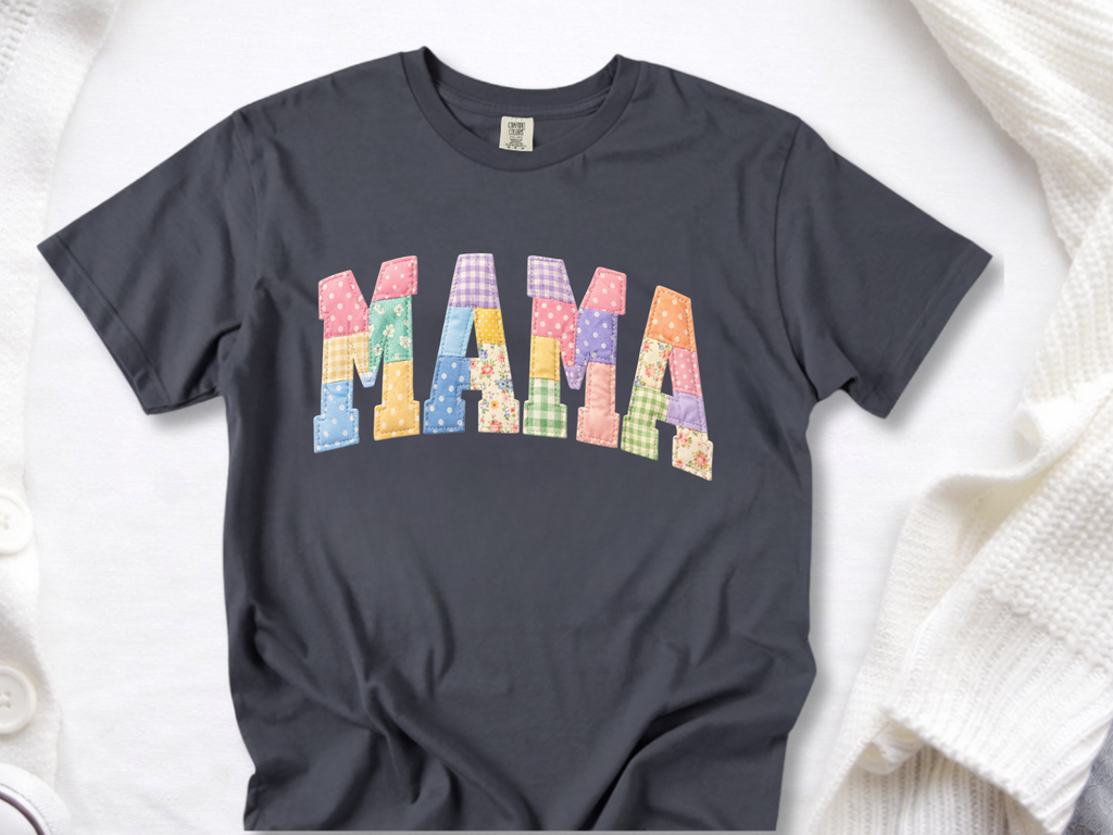 Stitched Mama Print Tee
