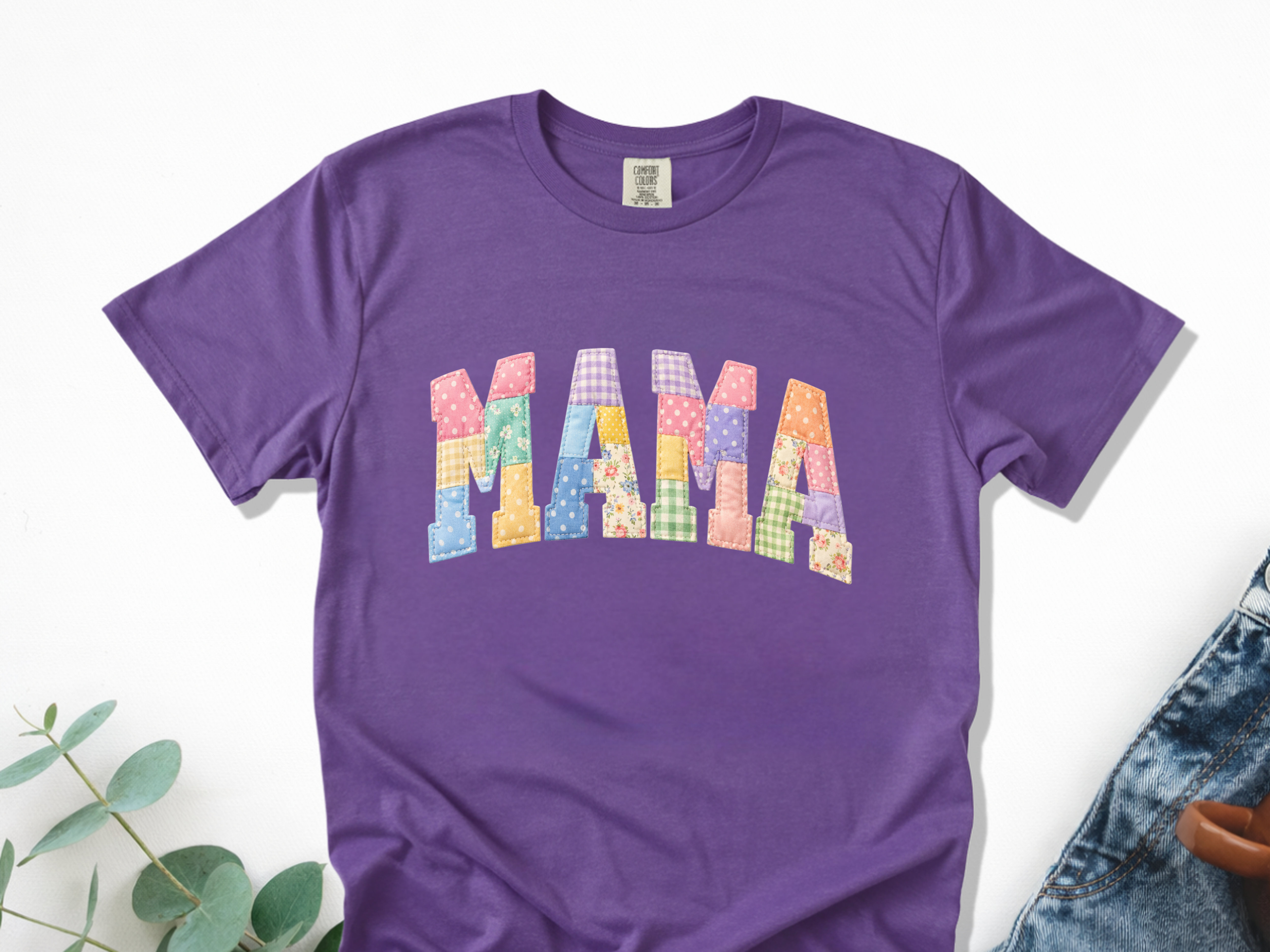 Stitched Mama Print Tee