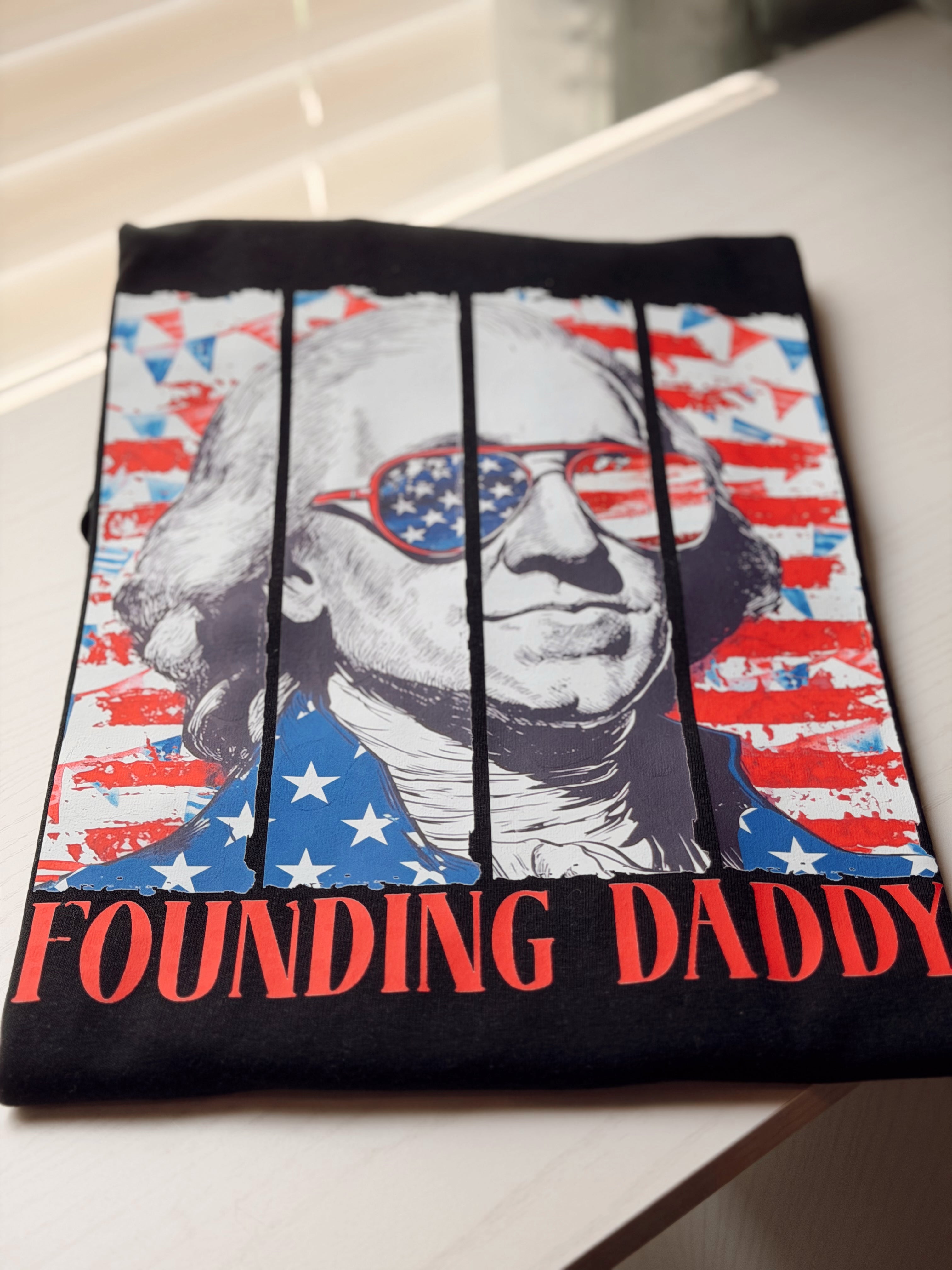 Founding Daddy Fourth of July Tee