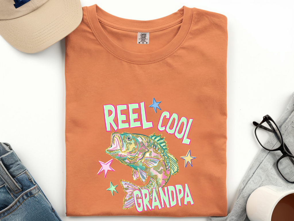 Reel Cool Dad/Daddy/Papa/Pawpaw/Grandpa Tee