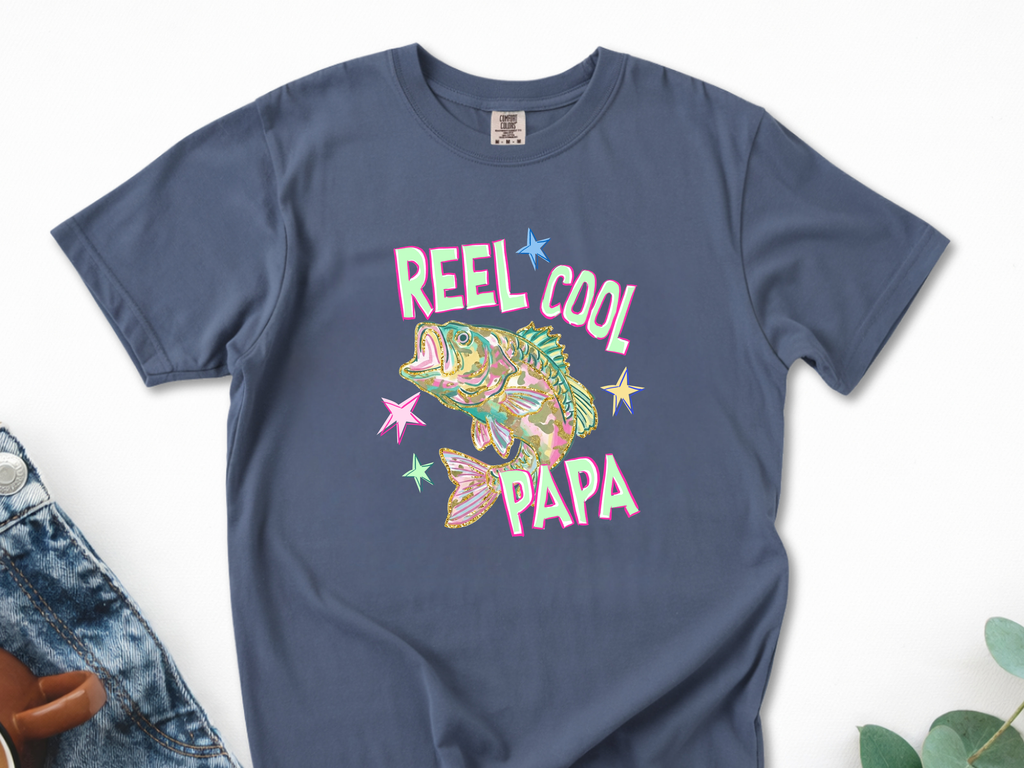 Reel Cool Dad/Daddy/Papa/Pawpaw/Grandpa Tee