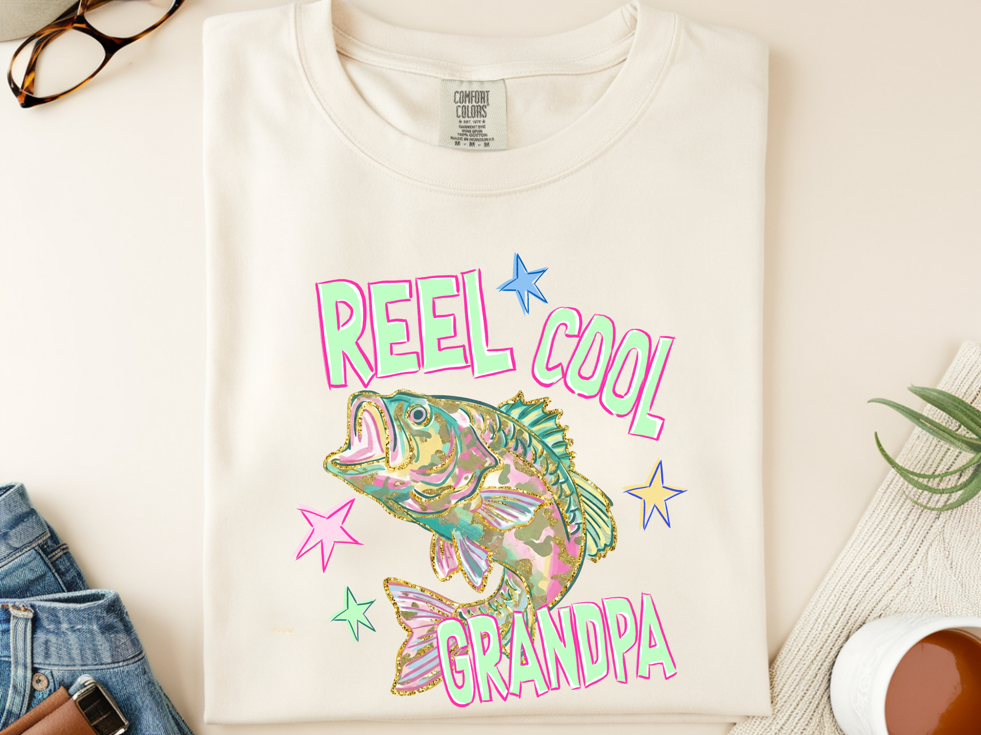 Reel Cool Dad/Daddy/Papa/Pawpaw/Grandpa Tee