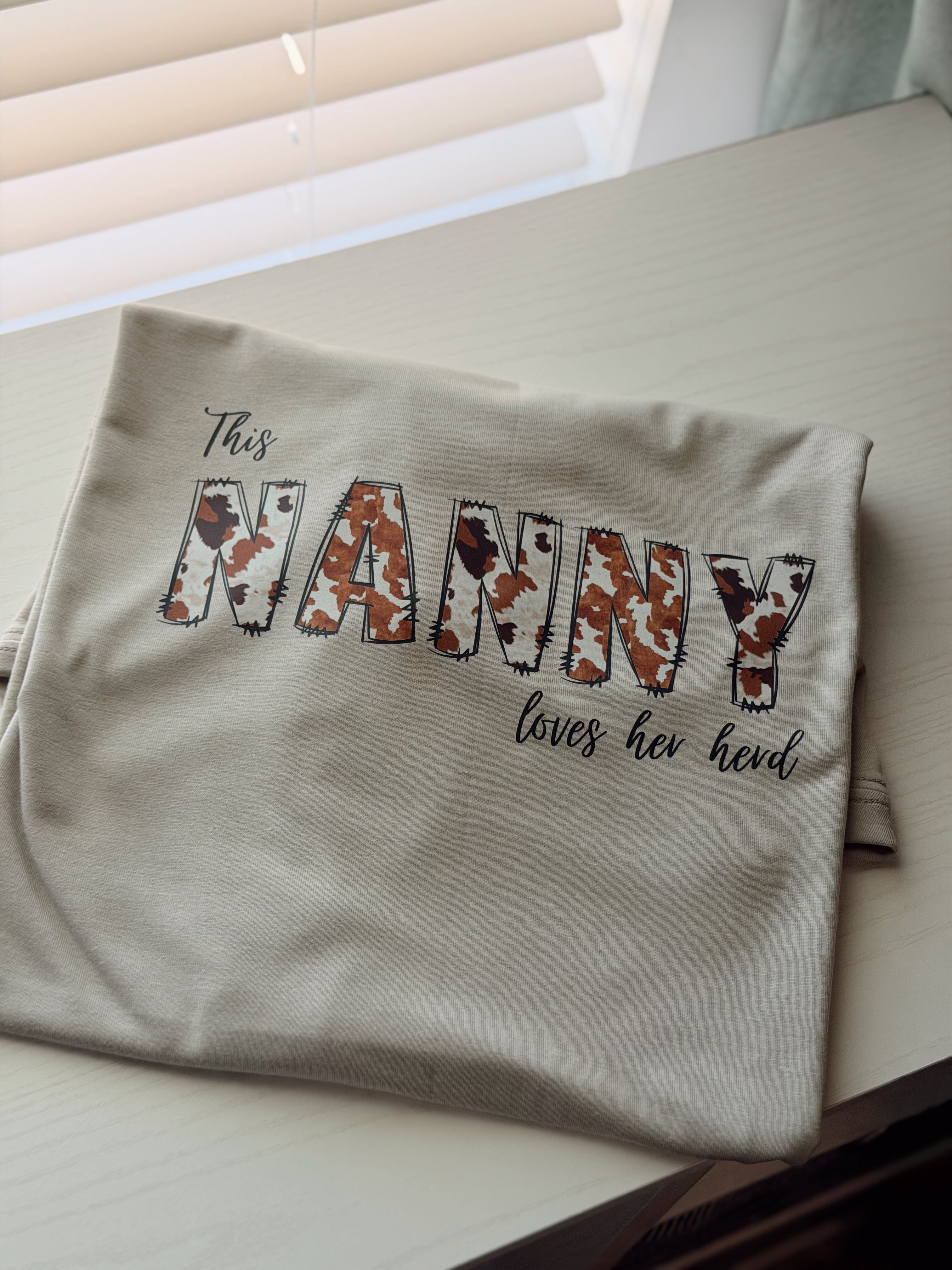 This Nanny Loves Her Herd Tee